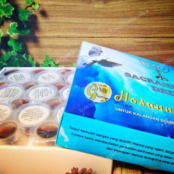 Hosti Ayat + Anggur Perjamuan Kudus ( Hosti Besar )