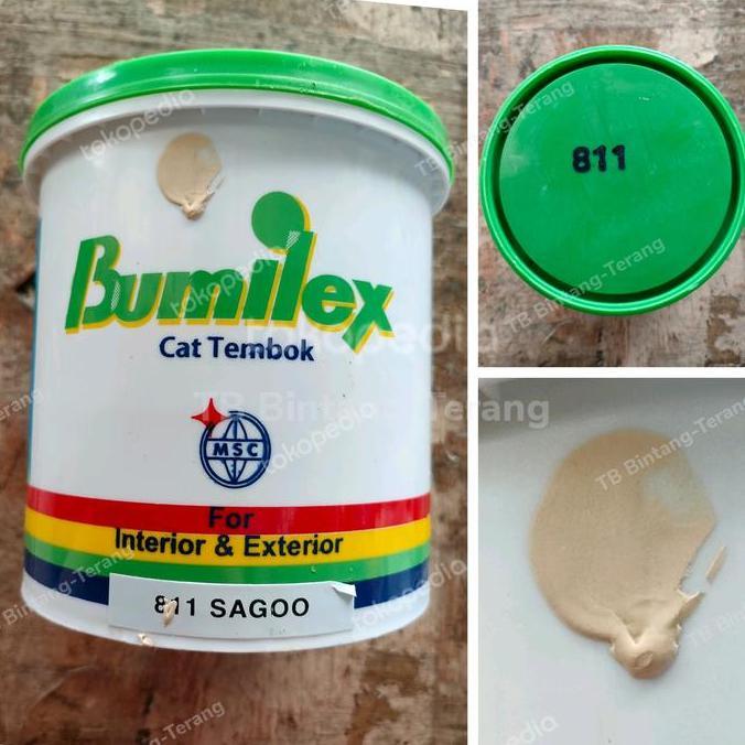 BUMILEX 811 SAGOO CAT TEMBOK INTERIOR EKSTERIOR 1 KG