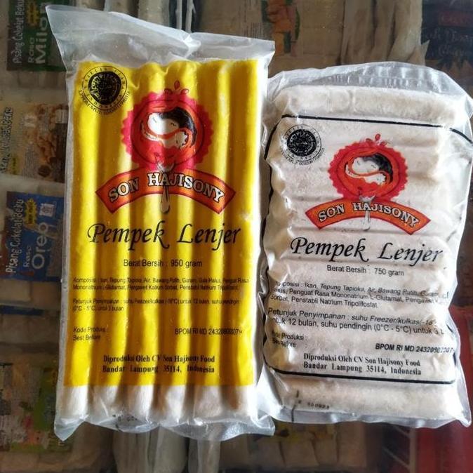 Pempek Lenjer Haji Sony Lampung Free Cuko 250ml Asli Lampung