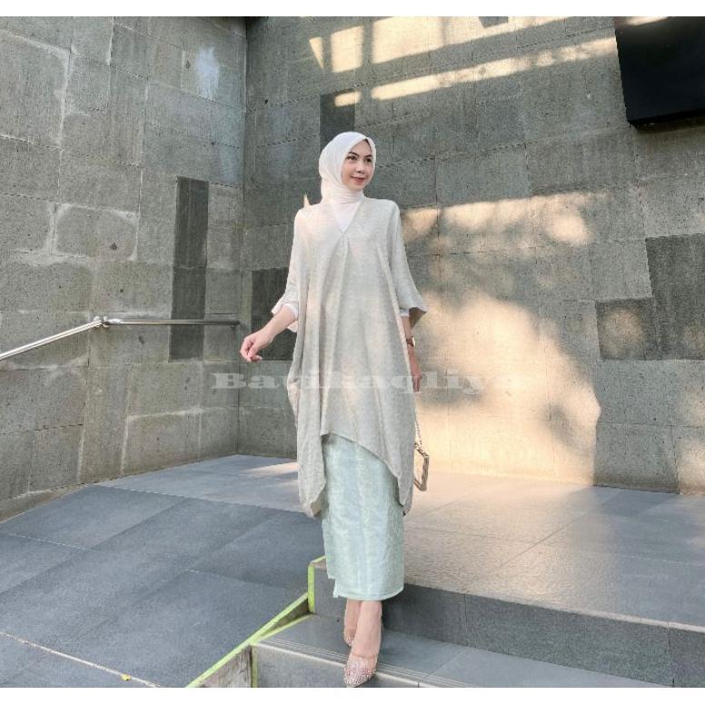 tunik Aruna / tunik batik / blouse viscos batik (HANYA ATASAN)
