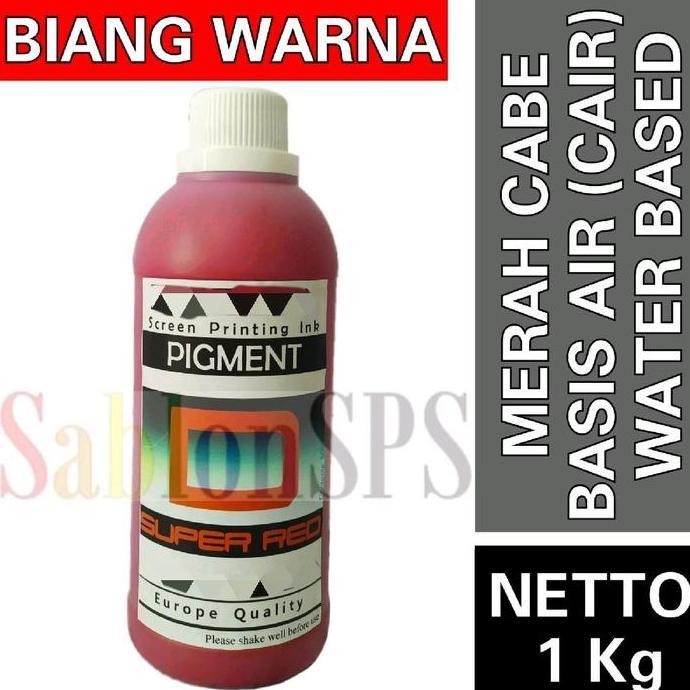 BIANG WARNA SABLON MERAH CABE 1KG