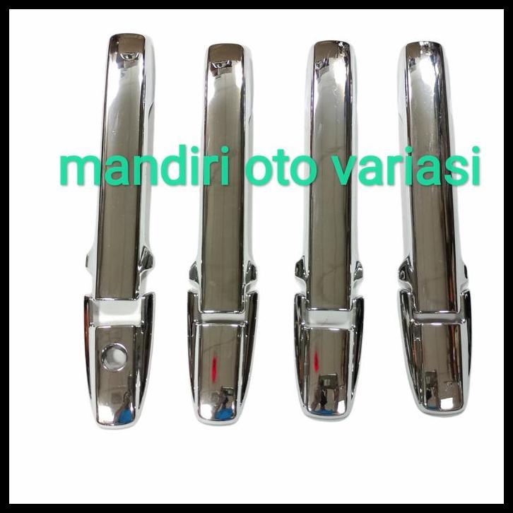 TERLARIS COVER HANDLE PEGANGAN PINTU HONDA BRIO CROME OUTER HANDLE PINTU MOBIL