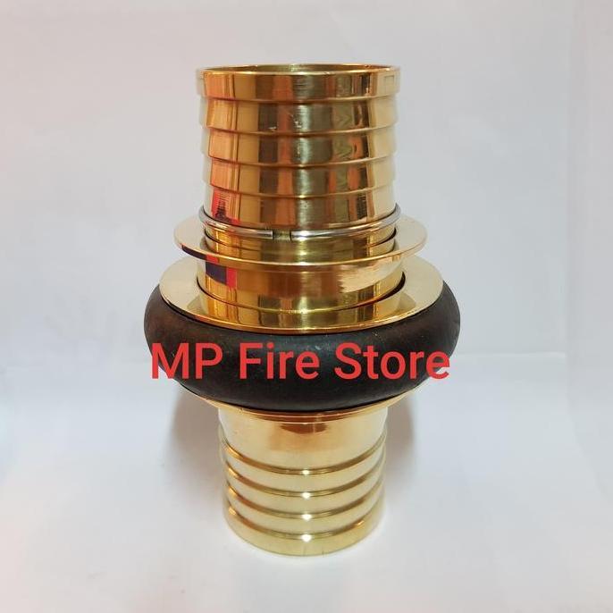 Coupling Machino Kopling Selang Pemadam Kebakaran 2 Inch Kuningan