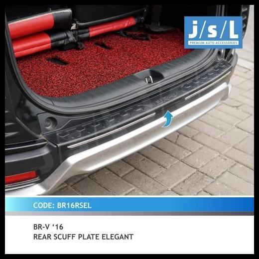 GRATIS ONGKIR SILLPLATE BELAKANGHONDA BRV 2016-2020 JSL | REAR SILL PLATE AKSESORIS MOBIL 