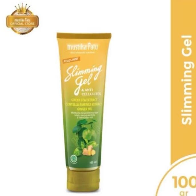 MUSTIKA RATU SLIMMING GEL & ANTI CELLULITES PLUS JAHE 100 ML Extract Green Tea Jahe