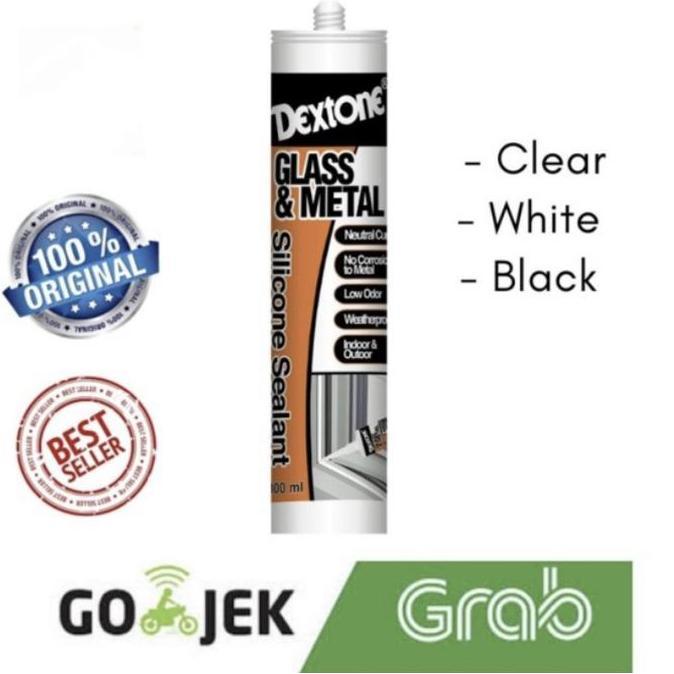 Promo SEALANT DEXTONE NETRAL LEM KACA DEXTONE NETRAL SEALANT TAIYO NETRAL Diskon
