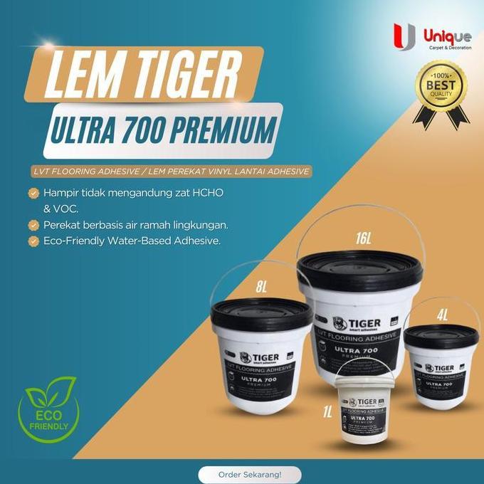 Promo Lem Vinyl Putih Tiger / Lem Perekat Vinyl Lantai Flooring Adhesive Diskon