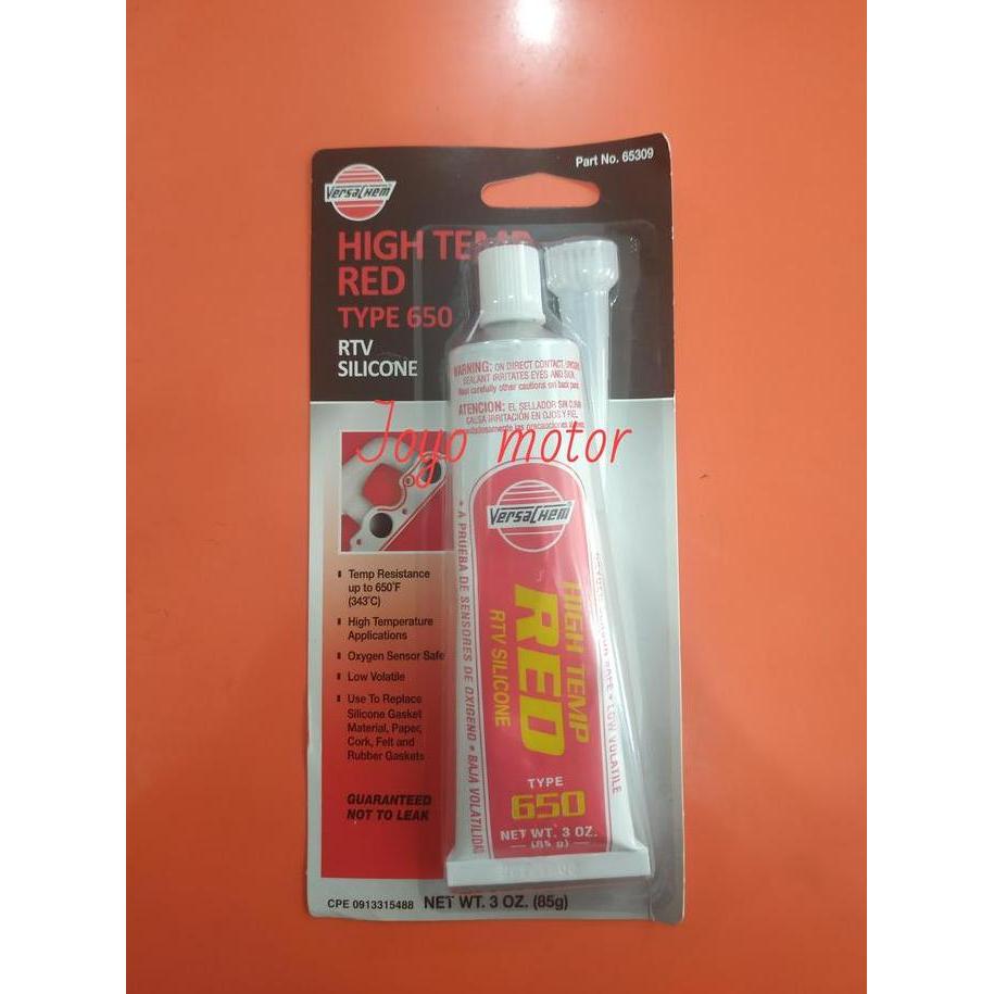 Promo LEM SILICON RED VERSACHEM MERAH BESAR ISI 85 GRAM Diskon