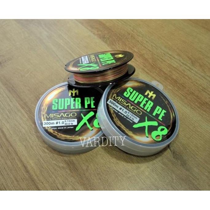 MISAGO Super PE X8 size 1.0 300M (TERBAIK) (TERBARU) (TERMURAH)