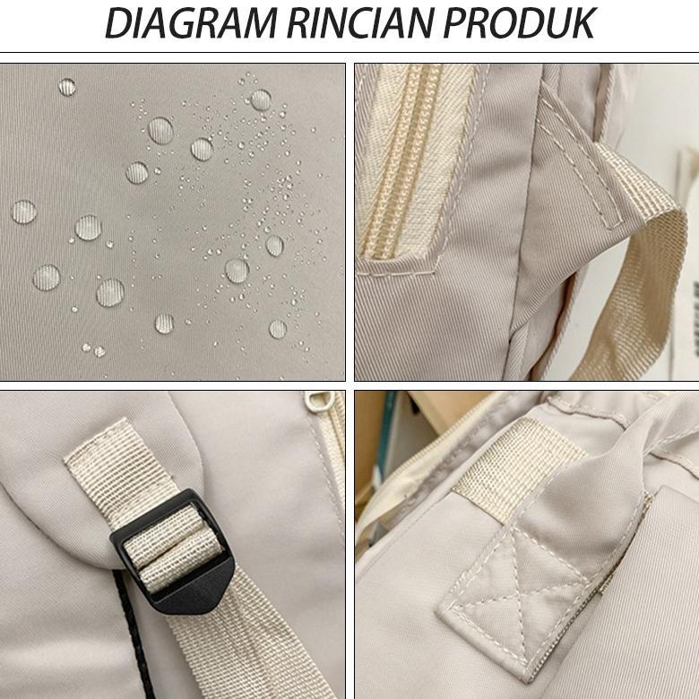 BEST SELLER NINE STARS TAS RANSEL WANITA PRIA LAPTOP BESAR TAILIDA ORIGINAL REMAJA SEKOLAH BACKPACK 