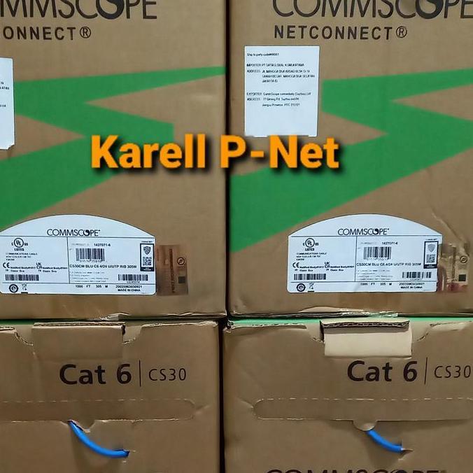 HARGA DISC - KABEL AMP COMMSCOPE cat6 / kabel lan amp cat 6