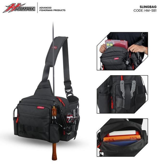 Tas Selempang Mancing HayuMake | Tas Pancing | Tas Mancing (TERBAIK) (TERBARU) (TERMURAH)