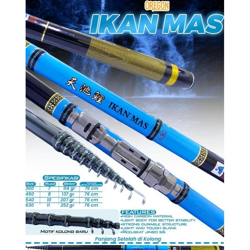 PAKET TEGEK IKAN MAS KOLONG FREE TOKOS & SENAR Pancing (TERBAIK) (TERBARU) (TERMURAH)