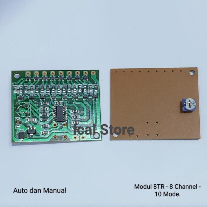 Promo Modul Kit LED 8 Channel (8TR) 10 Mode Kombinasi Auto Manual Diskon