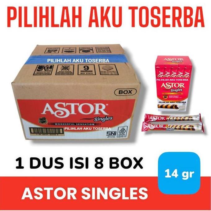 Astor Single Astor Singles - ( HARGA 1 DUS ISI 8 BOX )