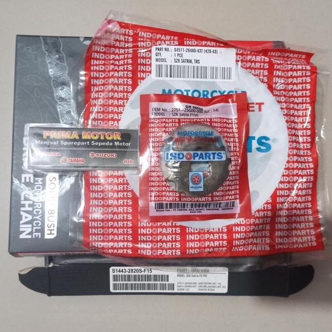 HARGA DISC - GEAR SET SATRIA FU OLD INDOPART GIR SET SATRIA FU OLD INDOPARTS