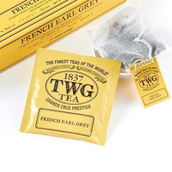 TWG Tea French Earl Grey 2.5 gr Classic Tea bag Selection