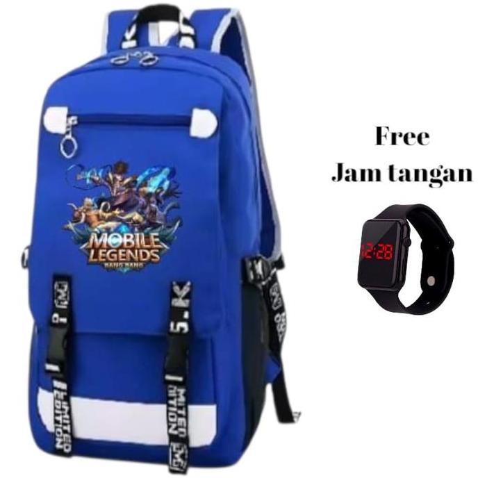 DI24 - MITA.BAGS TAS SEKOLAH ANAK KEREN KEKINIAN NYAMAN | TAS MERAH EVOS GAMING MOBILE LEGEND BESAR 