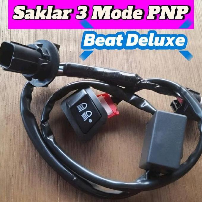Promo Saklar lampu beat deluxe 2020 2021 2022 2023 saklar 3titik lampu utama Motorcycle Diskon