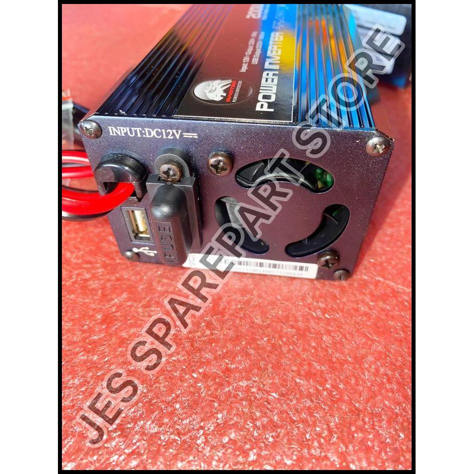 TERBARU POWER INVERTER 200 WATT INVERTER MASTER POWER INVERTER DC TO AC MASTE 