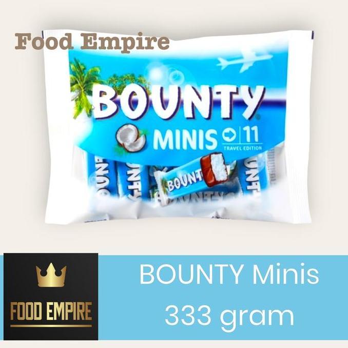 BOUNTY Minis Chocolate 333 gram | Cokelat BOUNTY Mini