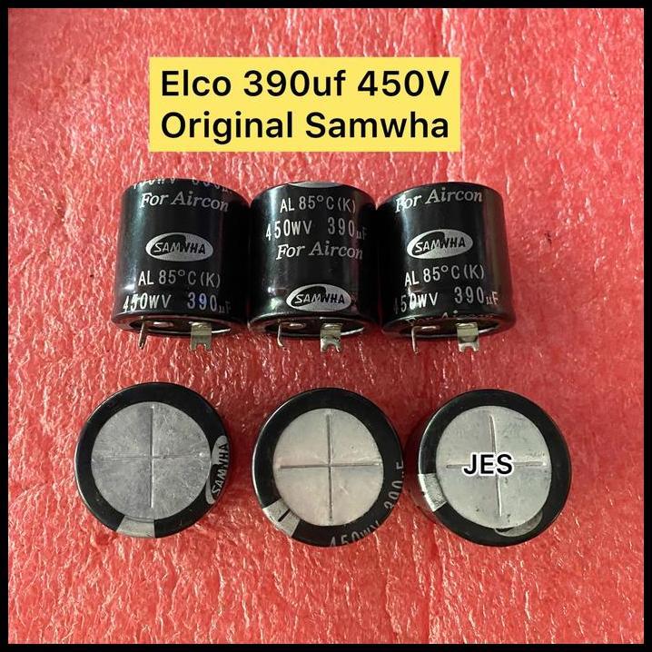 HOT DEAL ELCO 390UF 450V ORIGINAL SAMWHA 