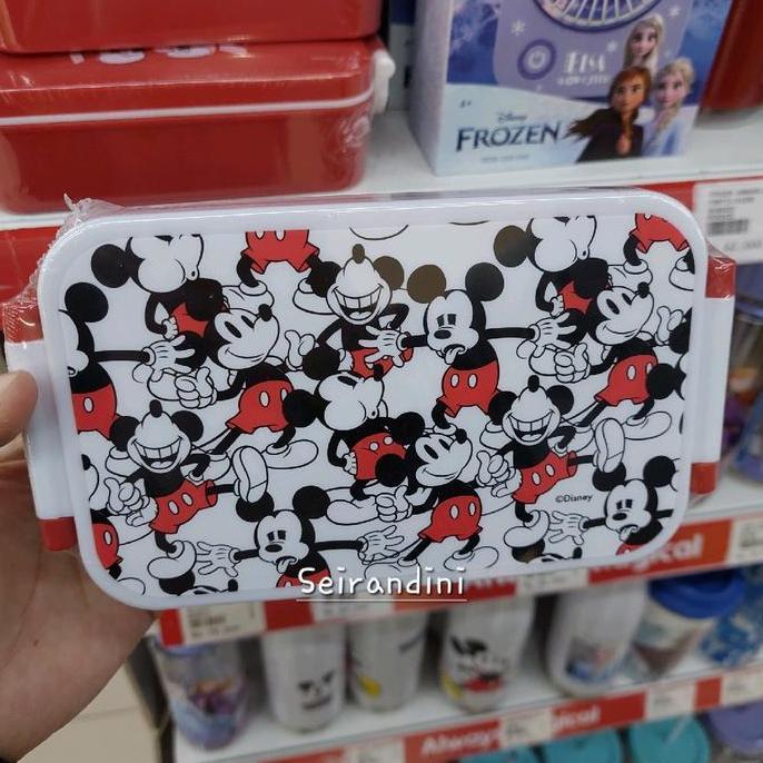 Lunch Box Tempat Makan Disney Mickey Mouse Karakter Merah Putih Hadiah Kado Unik MR DIY