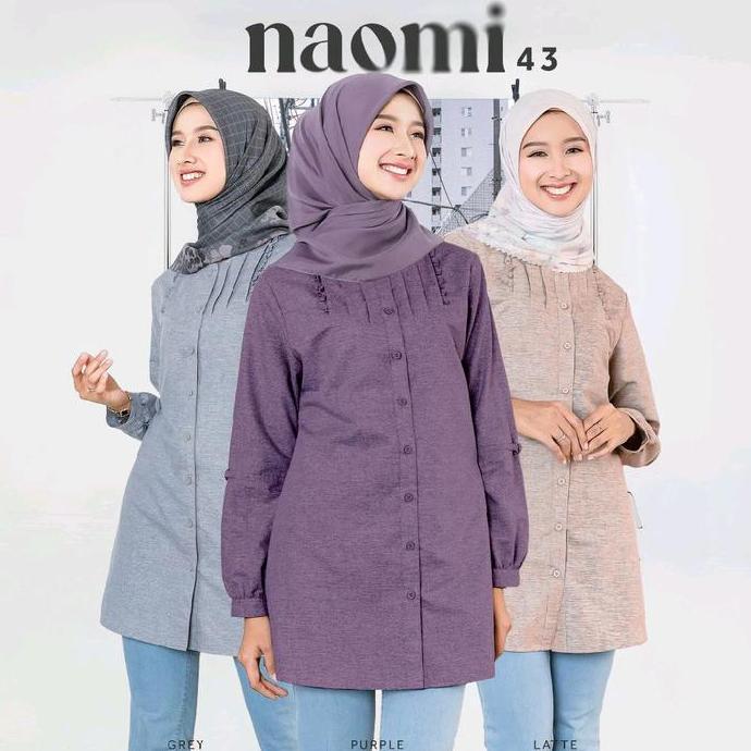 Ethica| Naomi 43 -Tunik Casual -Atasan Wanita By:Ethica