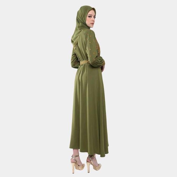 A3845 - Abaya Hikmat Fashion Orinal set Hijab