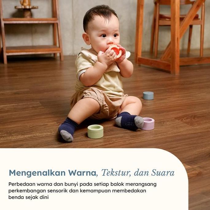 Learning Time- Sensory Fruit Balance-Stacking toys/Mainan sensorik anak 1 tahun/Mainan bayi 7 12 bul