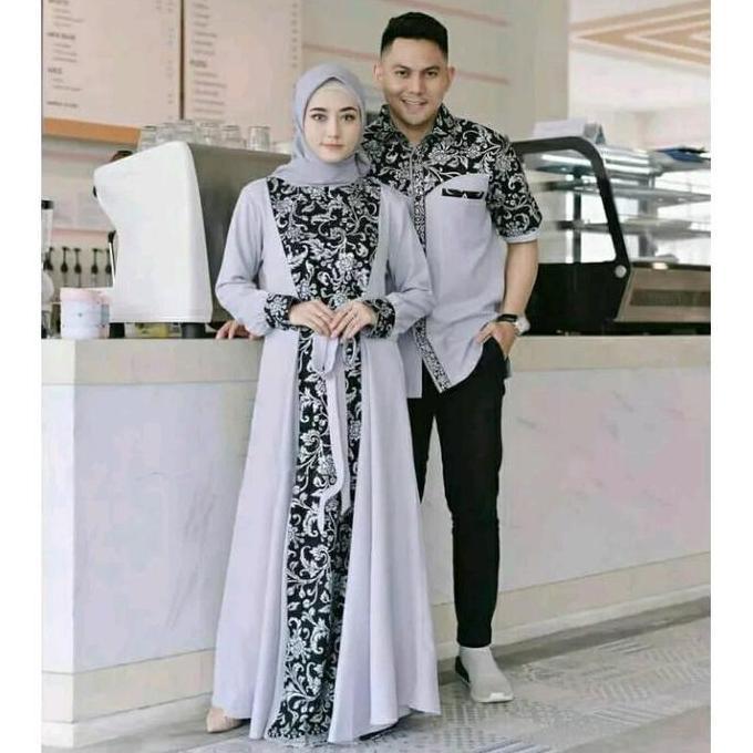 set couple zoya couple keluarga couple pasangan gamis kombinasi couple kekinian