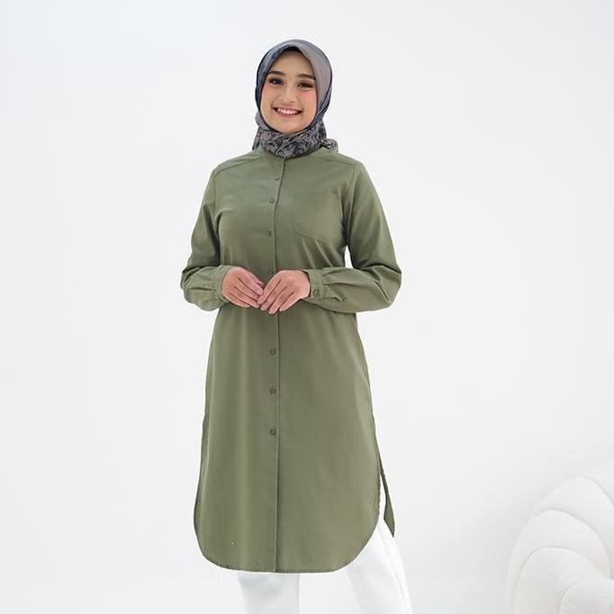 Tunik Polos Wanita Terbaru Katun enn n Muslim
