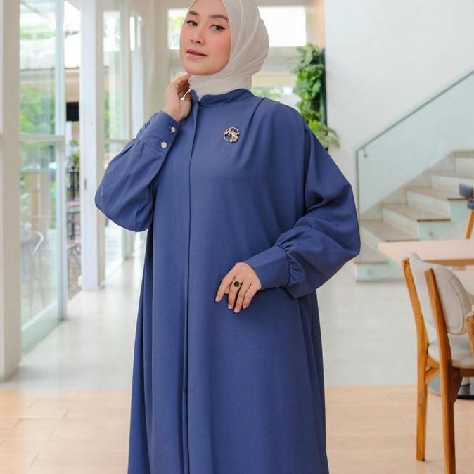 Zahra Stelan Tunik Polos By Melisa Syari