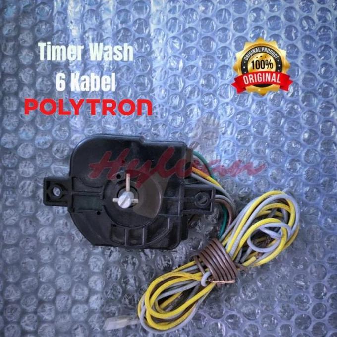 TIMER WASH | TIMER PENCUCI MESIN CUCI POLYTRON 6 KABEL ORIGINAL PROMO
