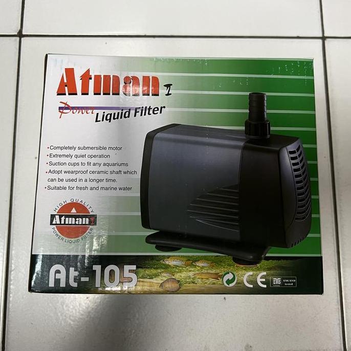 Pompa Air ATMAN AT-105 untuk Akuarium dan Kolam