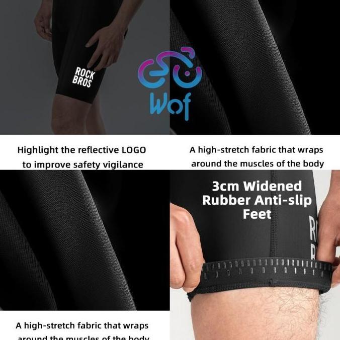 ROCKBROS YDDK001 Celana Pendek Olahraga Sepeda Pria  Men's Cycling Underwear Shorts Sports Pants 3D 