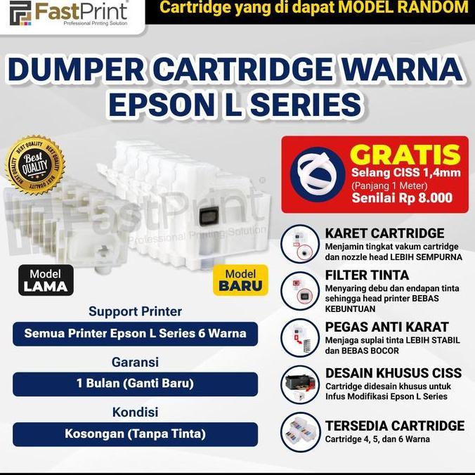 DF222 - Cartridge 6 Warna Epson L800, L850, L1800