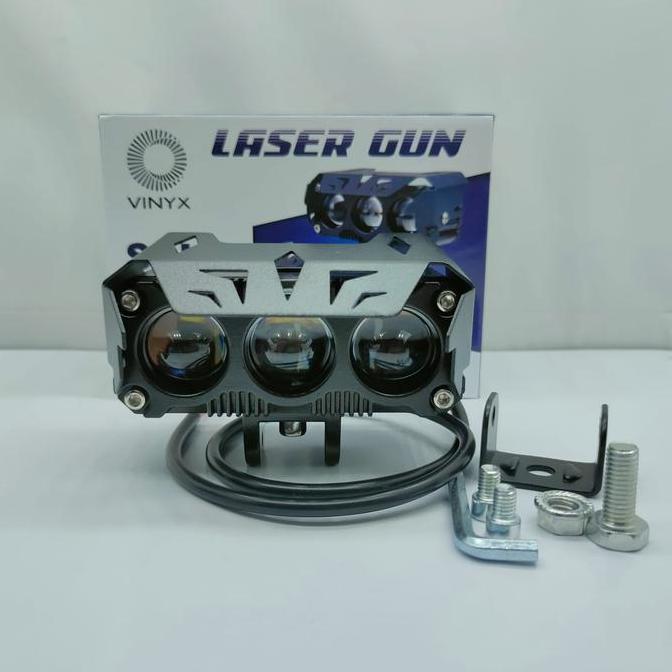 Promo Lampu Tembak Led Sorot SQL 3 Mata Premium Vinyx High Low Satuan Diskon