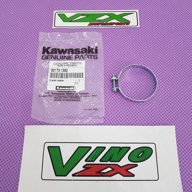Besi Klem Intake Manipol Karbu Filter Ninja 150 R SS Ori Kawasaki