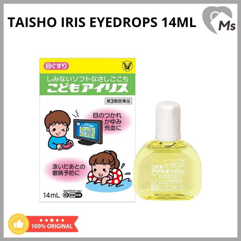 Taisho Iris 14ml eyedrops-Tetes mata anak kering merah japan