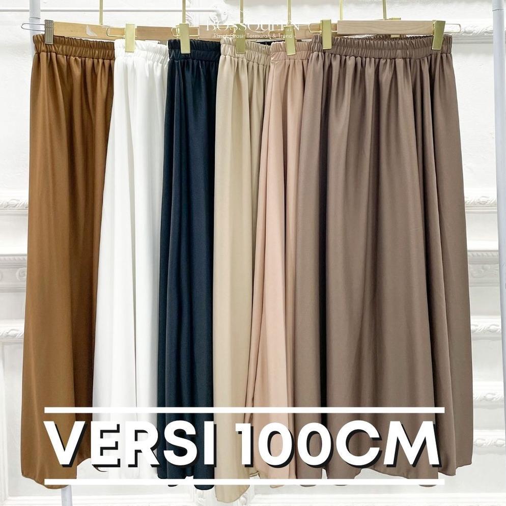 ROK POLOS 100CM MAYUNG PREMIUM / BASIC SKIRT / SKIRT ROK MUSLIMAH PANJANG KERJA NGANTOR KULIAH CASUA