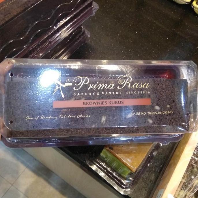 BROWNIES KUKUS ORIGINAL COKELAT ALMOND PRIMA RASA BANDUNG BEST SELLER