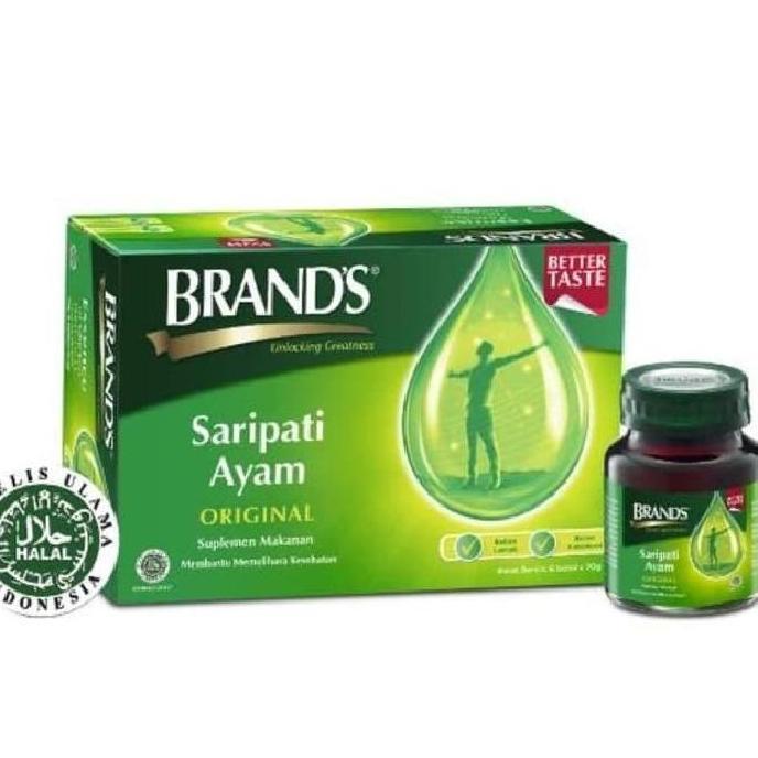 TERLARIS - BRANDS SARIPATI AYAM ORIGINAL 70 GR @ 6 BOTOL / BRANDS SARI PATI AYAM
