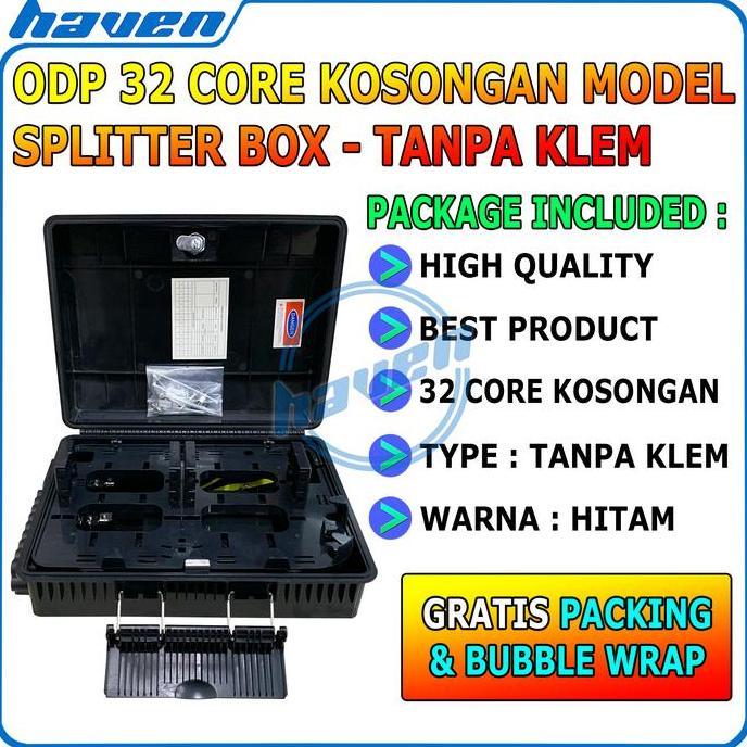 DF41 >> ODP 32 Core Splitter Box Kosongan / ODP 32 Core Kosongan Model Splitter Box / ODP Tiang 32 C