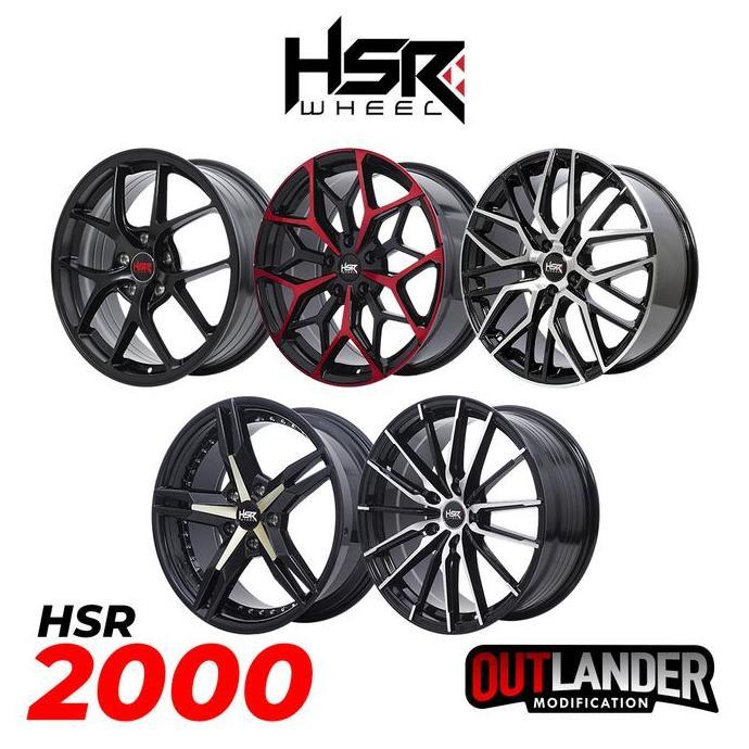 Terlaris Velg Mobil Ring 14 Hingga Ring 22 Hsr Wheel - Hsr2000