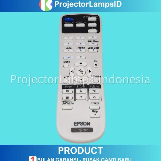 DY17 - Remote Remot Projector Proyektor Epson EB-S100 EB-X100 EB-S7 EB-X7 EB-S9 EB-X9 EB-S11 EB-X11 