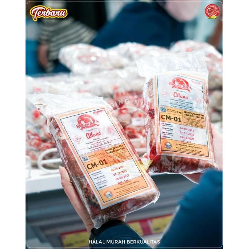 Terlaris Daging Kerbau Kita 1Kg/Frozen/Cm01/All Merk Sesuai Dengan Ketersediaan