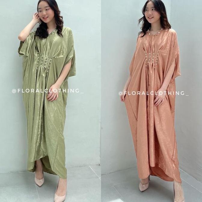 kaftan satin premium busui friendly F506