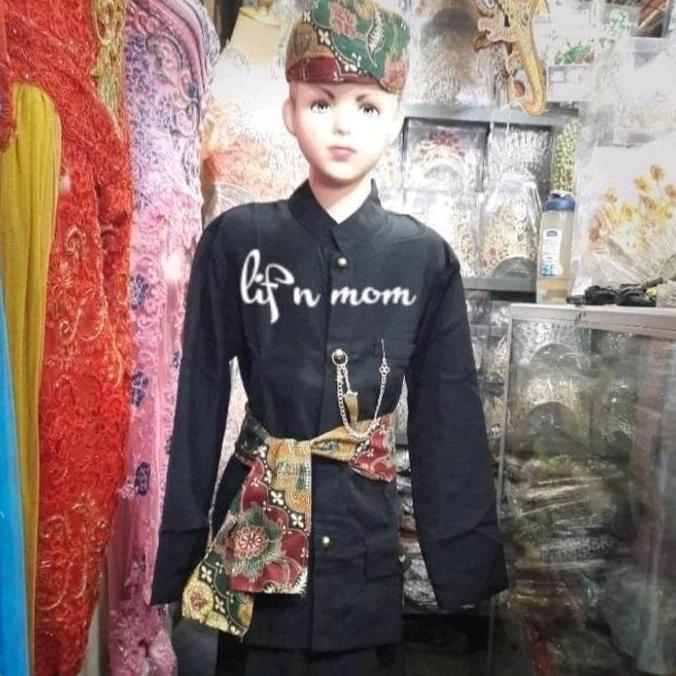 AI19 }} Baju Abang Adat Betawi & Rantai TK SD SMP // Baju Adat Betawi