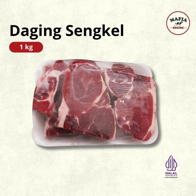 Terlaris [Mafia Daging] Daging Sengkel Sapi Australia 1 Kg